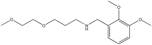 [(2,3-dimethoxyphenyl)methyl][3-(2-methoxyethoxy)propyl]amine 化学構造式
