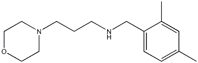 [(2,4-dimethylphenyl)methyl][3-(morpholin-4-yl)propyl]amine Structure