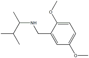 [(2,5-dimethoxyphenyl)methyl](3-methylbutan-2-yl)amine,,结构式