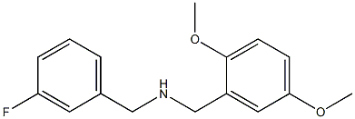 [(2,5-dimethoxyphenyl)methyl][(3-fluorophenyl)methyl]amine 结构式