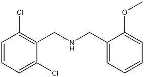 [(2,6-dichlorophenyl)methyl][(2-methoxyphenyl)methyl]amine Structure