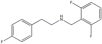 [(2,6-difluorophenyl)methyl][2-(4-fluorophenyl)ethyl]amine|