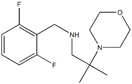 [(2,6-difluorophenyl)methyl][2-methyl-2-(morpholin-4-yl)propyl]amine,,结构式