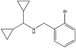  [(2-bromophenyl)methyl](dicyclopropylmethyl)amine