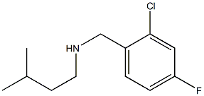 [(2-chloro-4-fluorophenyl)methyl](3-methylbutyl)amine Structure