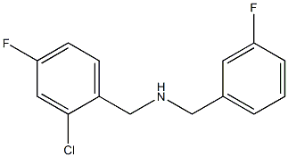  [(2-chloro-4-fluorophenyl)methyl][(3-fluorophenyl)methyl]amine