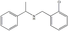 [(2-chlorophenyl)methyl](1-phenylethyl)amine Struktur