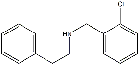 [(2-chlorophenyl)methyl](2-phenylethyl)amine,,结构式
