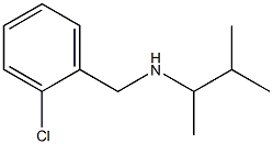 [(2-chlorophenyl)methyl](3-methylbutan-2-yl)amine,,结构式