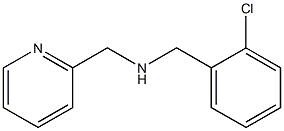 [(2-chlorophenyl)methyl](pyridin-2-ylmethyl)amine 化学構造式