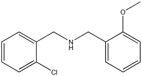 [(2-chlorophenyl)methyl][(2-methoxyphenyl)methyl]amine Struktur