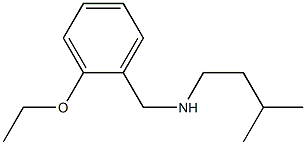 [(2-ethoxyphenyl)methyl](3-methylbutyl)amine Structure