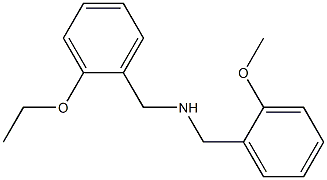 [(2-ethoxyphenyl)methyl][(2-methoxyphenyl)methyl]amine 结构式