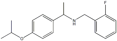  [(2-fluorophenyl)methyl]({1-[4-(propan-2-yloxy)phenyl]ethyl})amine