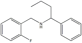 [(2-fluorophenyl)methyl](1-phenylbutyl)amine 结构式
