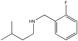 [(2-fluorophenyl)methyl](3-methylbutyl)amine 结构式