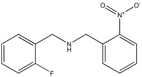  [(2-fluorophenyl)methyl][(2-nitrophenyl)methyl]amine