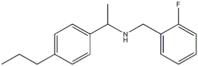 [(2-fluorophenyl)methyl][1-(4-propylphenyl)ethyl]amine|