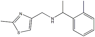 [(2-methyl-1,3-thiazol-4-yl)methyl][1-(2-methylphenyl)ethyl]amine Structure