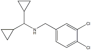 [(3,4-dichlorophenyl)methyl](dicyclopropylmethyl)amine Structure