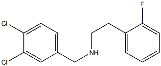 [(3,4-dichlorophenyl)methyl][2-(2-fluorophenyl)ethyl]amine Structure