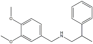 [(3,4-dimethoxyphenyl)methyl](2-phenylpropyl)amine Structure