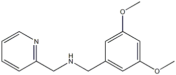 [(3,5-dimethoxyphenyl)methyl](pyridin-2-ylmethyl)amine Struktur