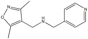 [(3,5-dimethyl-1,2-oxazol-4-yl)methyl](pyridin-4-ylmethyl)amine Structure