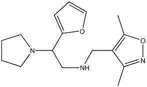  [(3,5-dimethyl-1,2-oxazol-4-yl)methyl][2-(furan-2-yl)-2-(pyrrolidin-1-yl)ethyl]amine