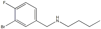 [(3-bromo-4-fluorophenyl)methyl](butyl)amine 化学構造式