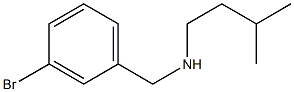 [(3-bromophenyl)methyl](3-methylbutyl)amine Structure