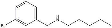 [(3-bromophenyl)methyl](pentyl)amine Structure