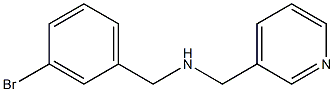 [(3-bromophenyl)methyl](pyridin-3-ylmethyl)amine 化学構造式