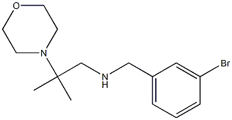 [(3-bromophenyl)methyl][2-methyl-2-(morpholin-4-yl)propyl]amine|