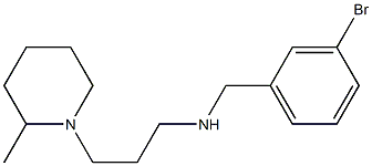 [(3-bromophenyl)methyl][3-(2-methylpiperidin-1-yl)propyl]amine Structure