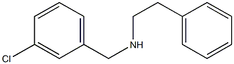 [(3-chlorophenyl)methyl](2-phenylethyl)amine,,结构式