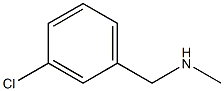 [(3-chlorophenyl)methyl](methyl)amine Structure