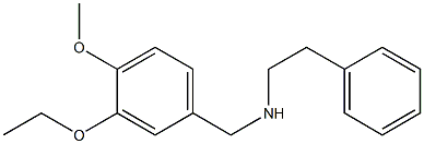 [(3-ethoxy-4-methoxyphenyl)methyl](2-phenylethyl)amine 结构式