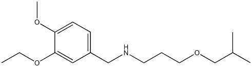 [(3-ethoxy-4-methoxyphenyl)methyl][3-(2-methylpropoxy)propyl]amine