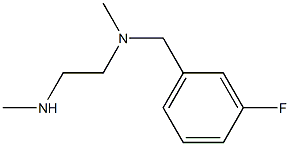 [(3-fluorophenyl)methyl](methyl)[2-(methylamino)ethyl]amine Struktur
