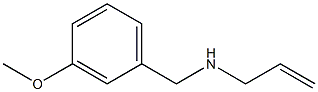 [(3-methoxyphenyl)methyl](prop-2-en-1-yl)amine,,结构式