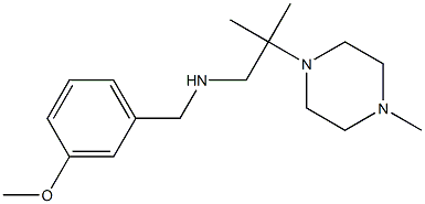 [(3-methoxyphenyl)methyl][2-methyl-2-(4-methylpiperazin-1-yl)propyl]amine