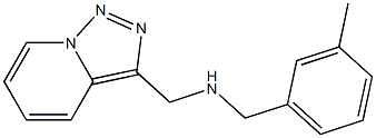 [(3-methylphenyl)methyl]({[1,2,4]triazolo[3,4-a]pyridin-3-ylmethyl})amine