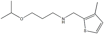 [(3-methylthiophen-2-yl)methyl][3-(propan-2-yloxy)propyl]amine,,结构式