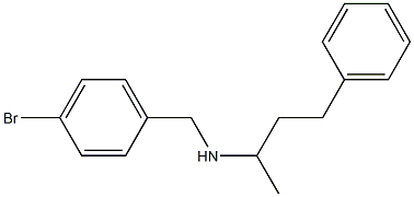 [(4-bromophenyl)methyl](4-phenylbutan-2-yl)amine 化学構造式