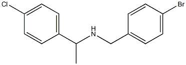 [(4-bromophenyl)methyl][1-(4-chlorophenyl)ethyl]amine