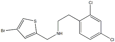 [(4-bromothiophen-2-yl)methyl][2-(2,4-dichlorophenyl)ethyl]amine 化学構造式