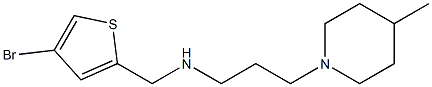 [(4-bromothiophen-2-yl)methyl][3-(4-methylpiperidin-1-yl)propyl]amine