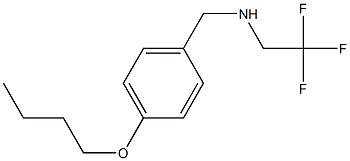 [(4-butoxyphenyl)methyl](2,2,2-trifluoroethyl)amine 化学構造式
