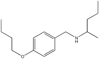 [(4-butoxyphenyl)methyl](pentan-2-yl)amine 化学構造式
